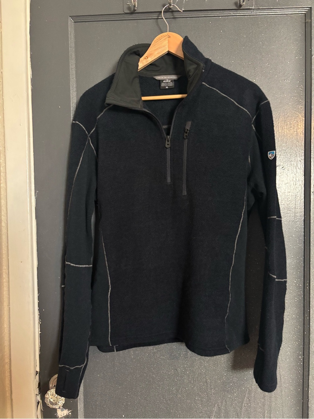 Kuhl Men's Navy Half-Zip Jacket